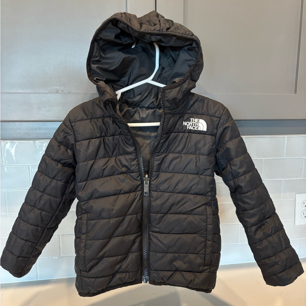 Toddler The North Face Reversible Zip up Hooded Puffer Jacket Size 4